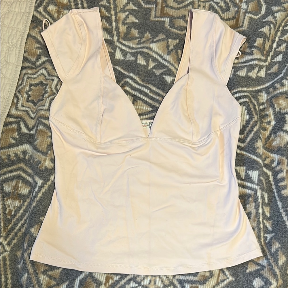 Light Pink Sleeveless Top